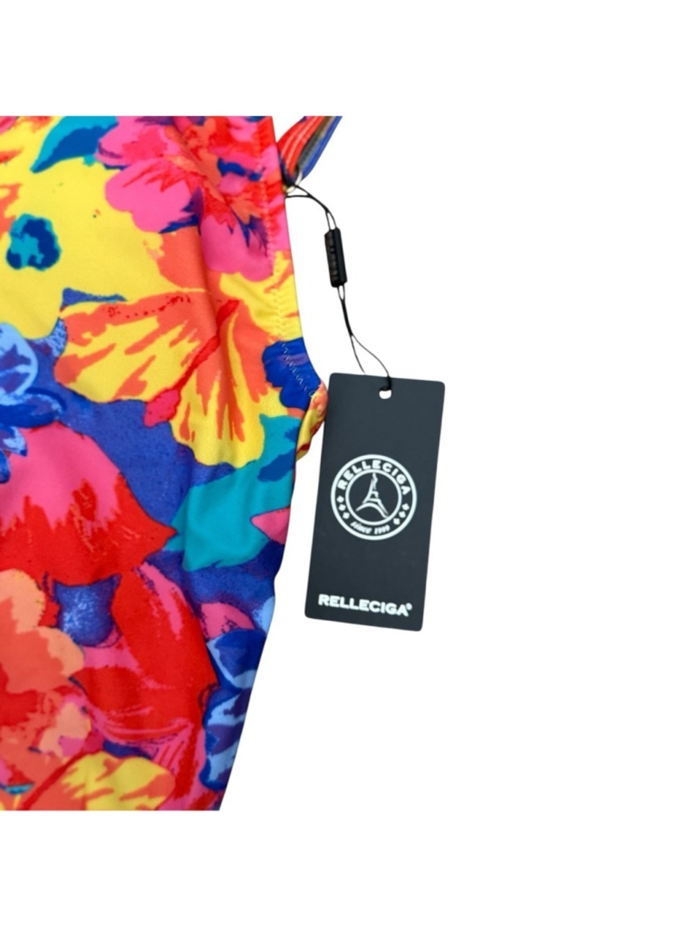 RELLECIGA Floral One Piece Swimsuit Large - Picture 3 of 6